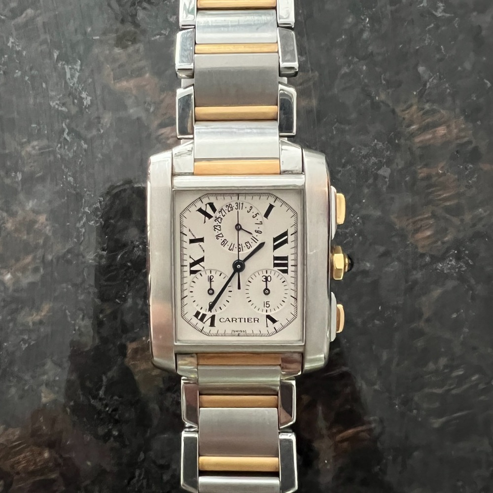 Authentic Men’s Cartier Tank Watch